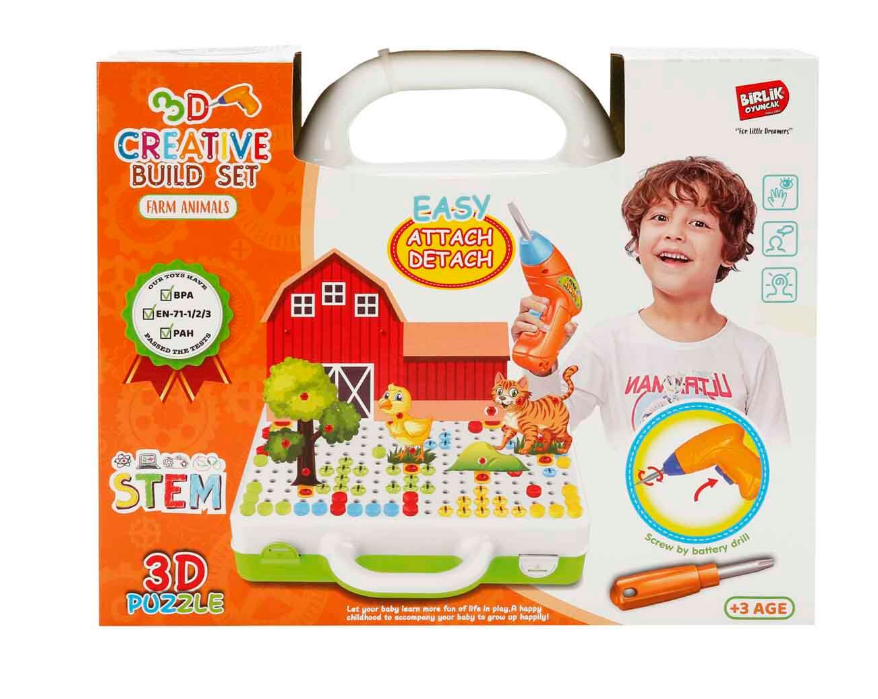 BRAIN MAP KIDS-STEAM Eğitici Matkap Seti