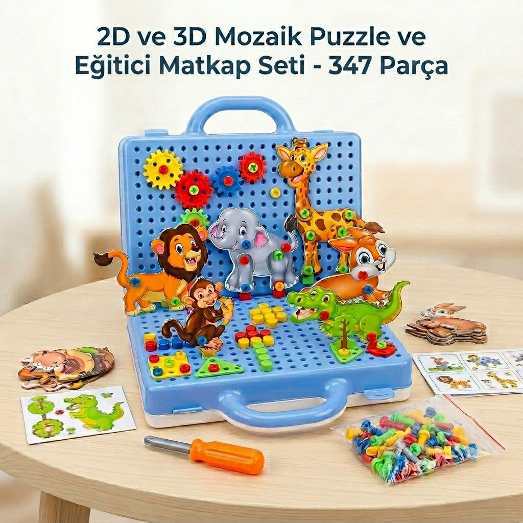 BRAIN MAP KIDS-STEAM Eğitici Matkap Seti
