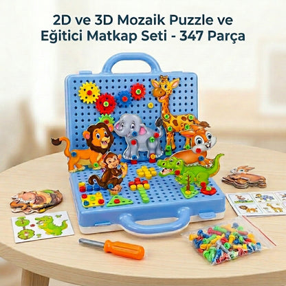 BRAIN MAP KIDS-STEAM Eğitici Matkap Seti