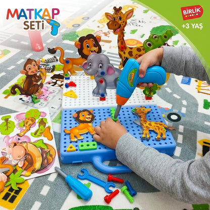 BRAIN MAP KIDS-STEAM Eğitici Matkap Seti